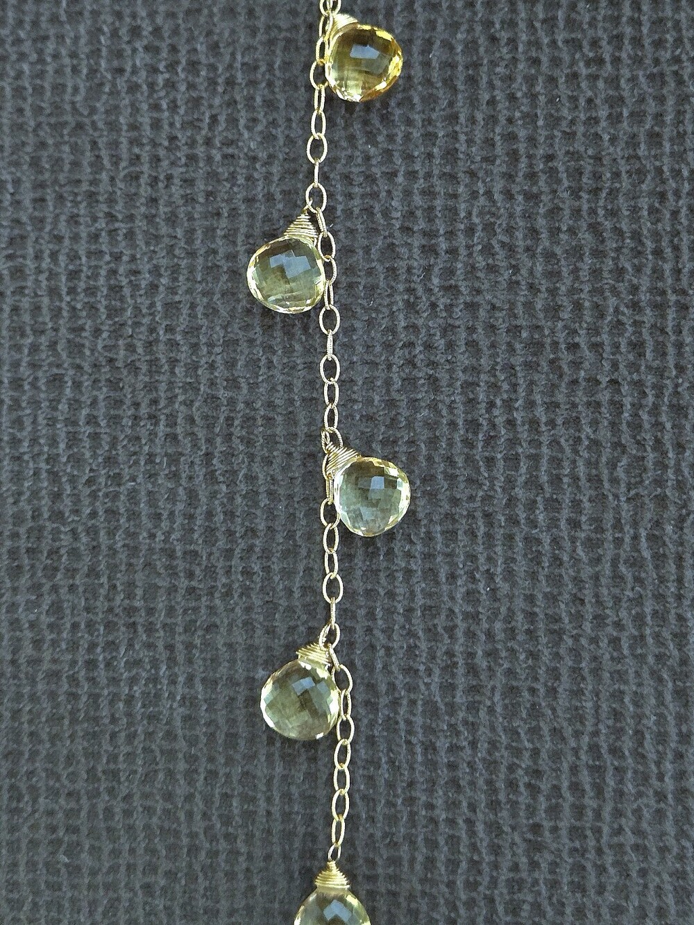Gold💛 Necklace With Citrine🧡 Gemstones💎 - NWOT - Picture 2 of 16